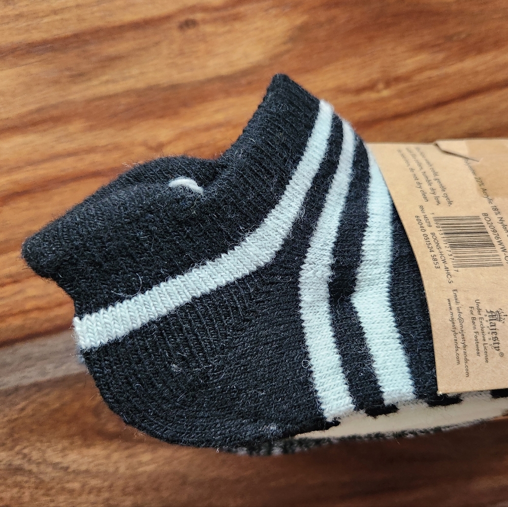 Cute Hedgehog No Show Socks Born Size 4-10 Wool Blend 4 Pair NWT - Picture 6 of 7